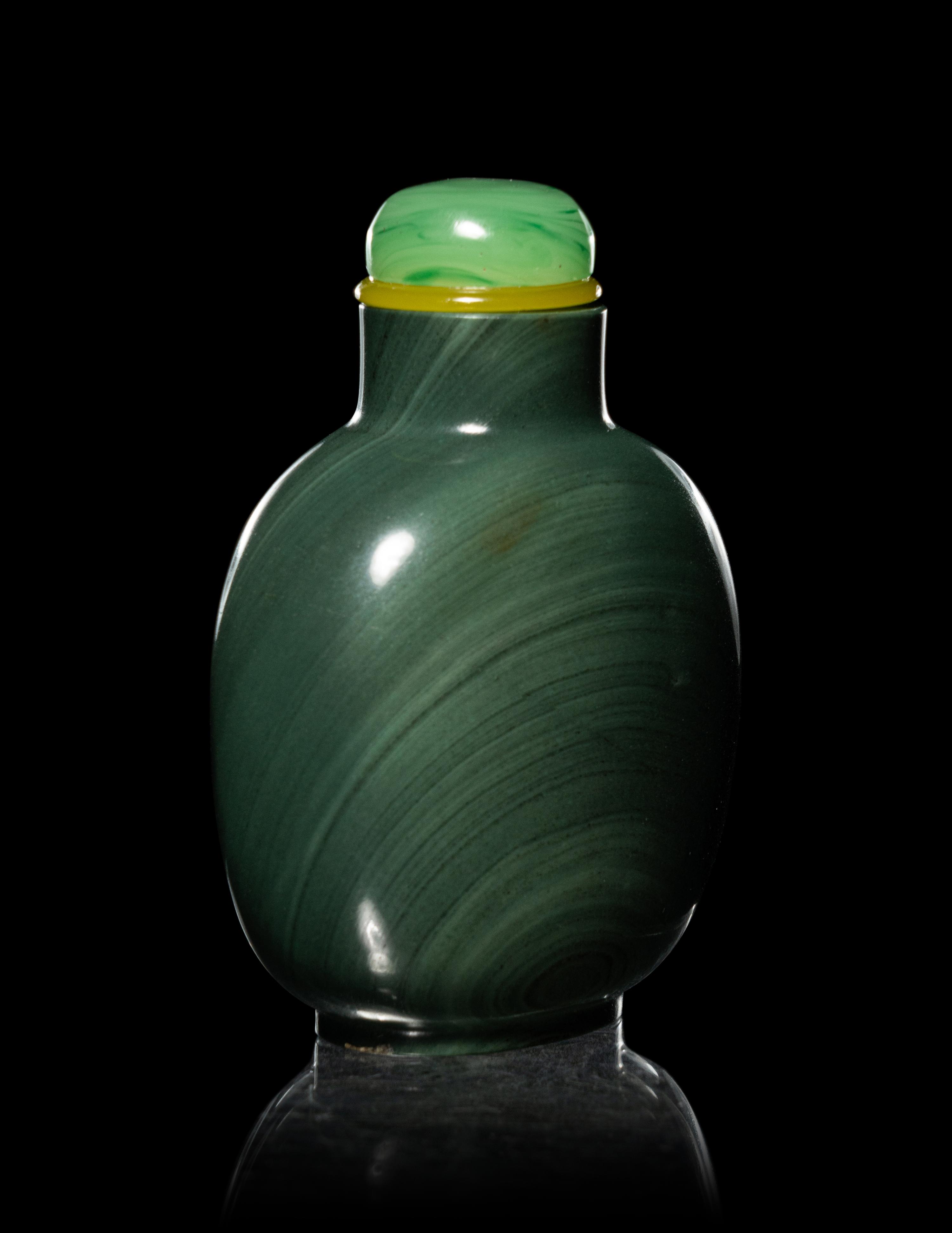 Three Hardstone Snuff Bottles