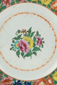 Two Chinese Export Porcelain Plates