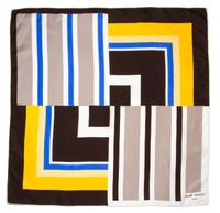 A Jean Patou Silk Scarf, 30" x 30".