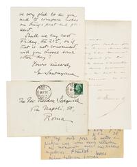 [WORLD AUTHORS]. A group of 3 manuscripts by world authors.