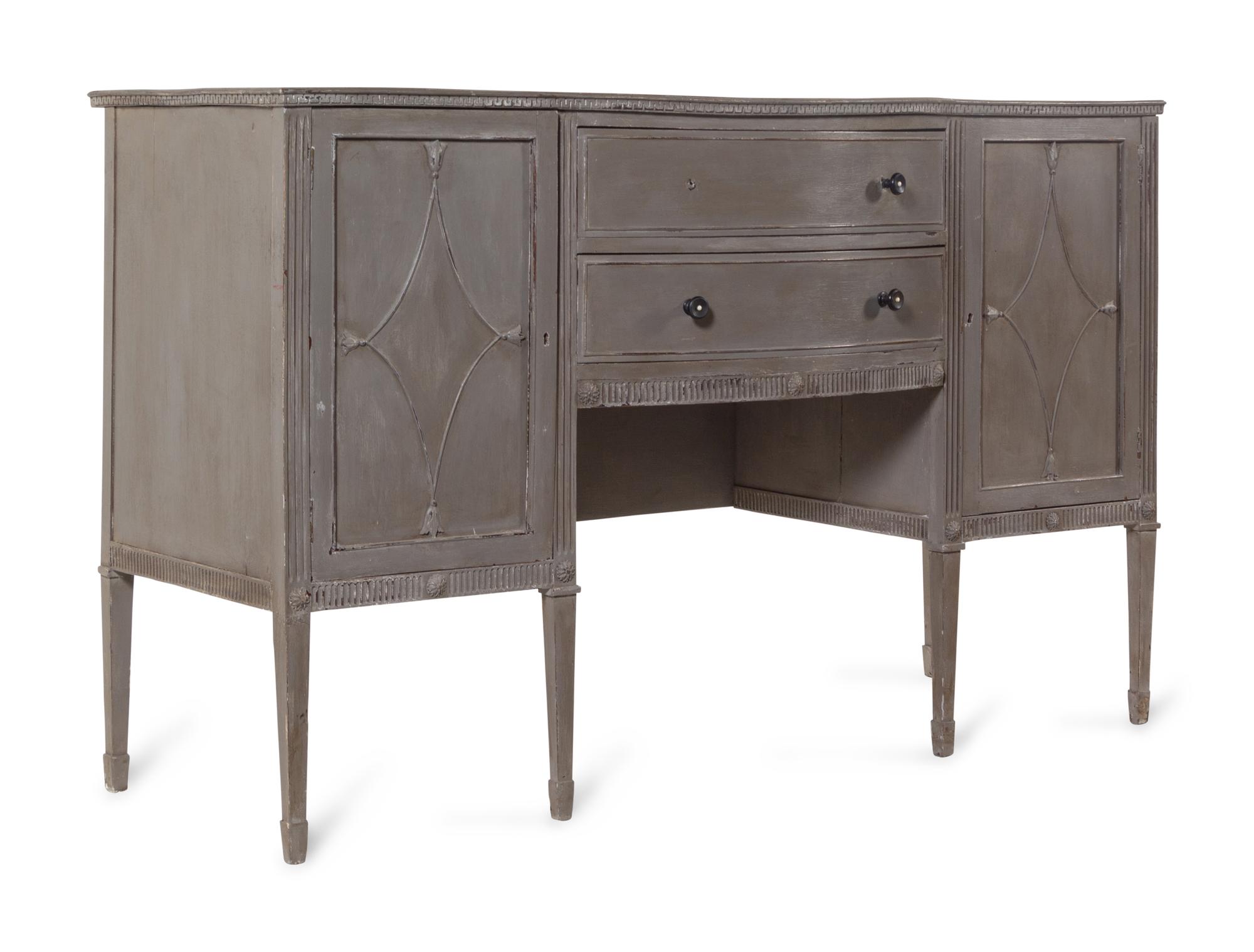 A Neoclassical Style Painted Sideboard