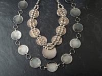 Silver Overlay Necklace and Link Concha Belt