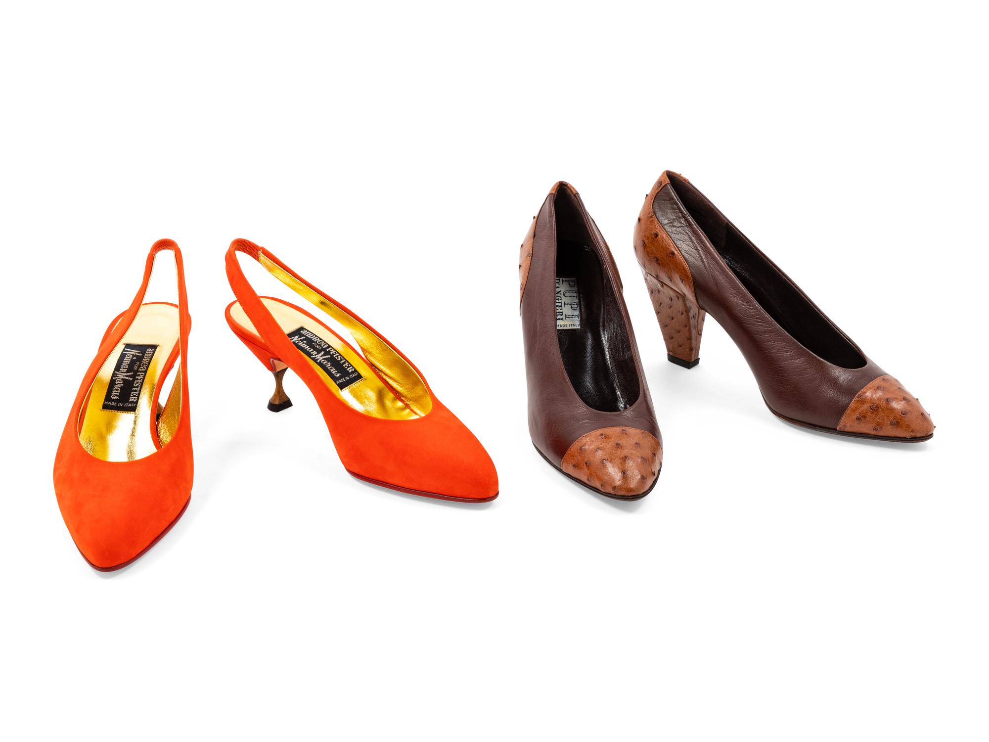 Andrea Pfister, Pupi D' Angieri & Roger Vivier Shoes, 1980-2000s
