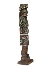 A Carved Totemic Figure, In the Northwest Coast Style
