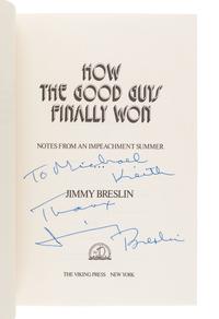 [BRESLIN, Jimmy (1928-2017)]. A group of 4 FIRST EDITIONS by Breslin, comprising: