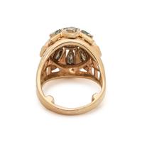 IRRADIATED BLUE DIAMOND RING