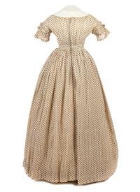 Printed Cotton Day Dress, 1860s