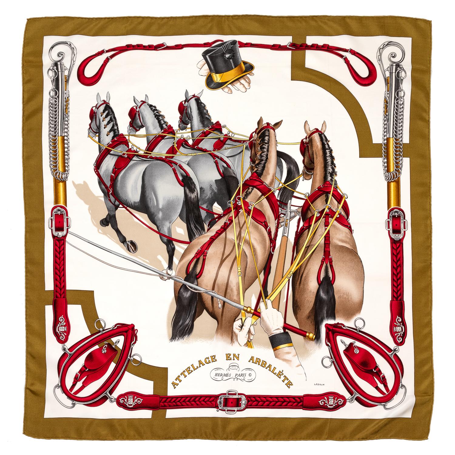 Hermès 90cm Silk Scarf
