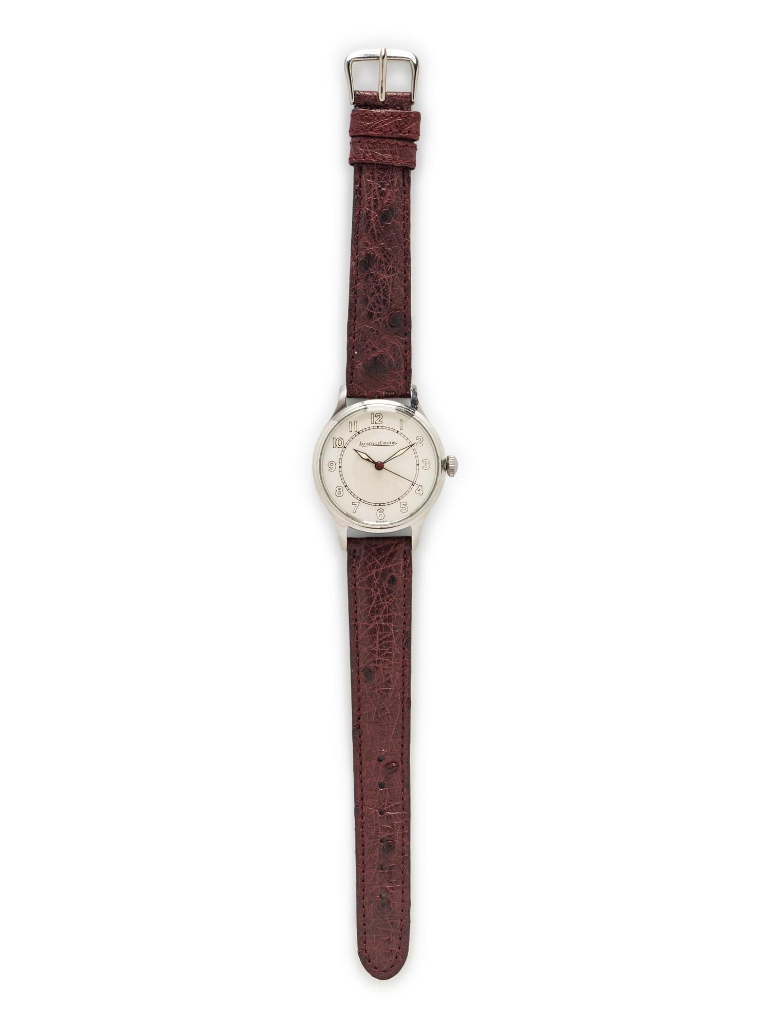 JAEGER-LECOULTRE, STAINLESS STEEL WATCH