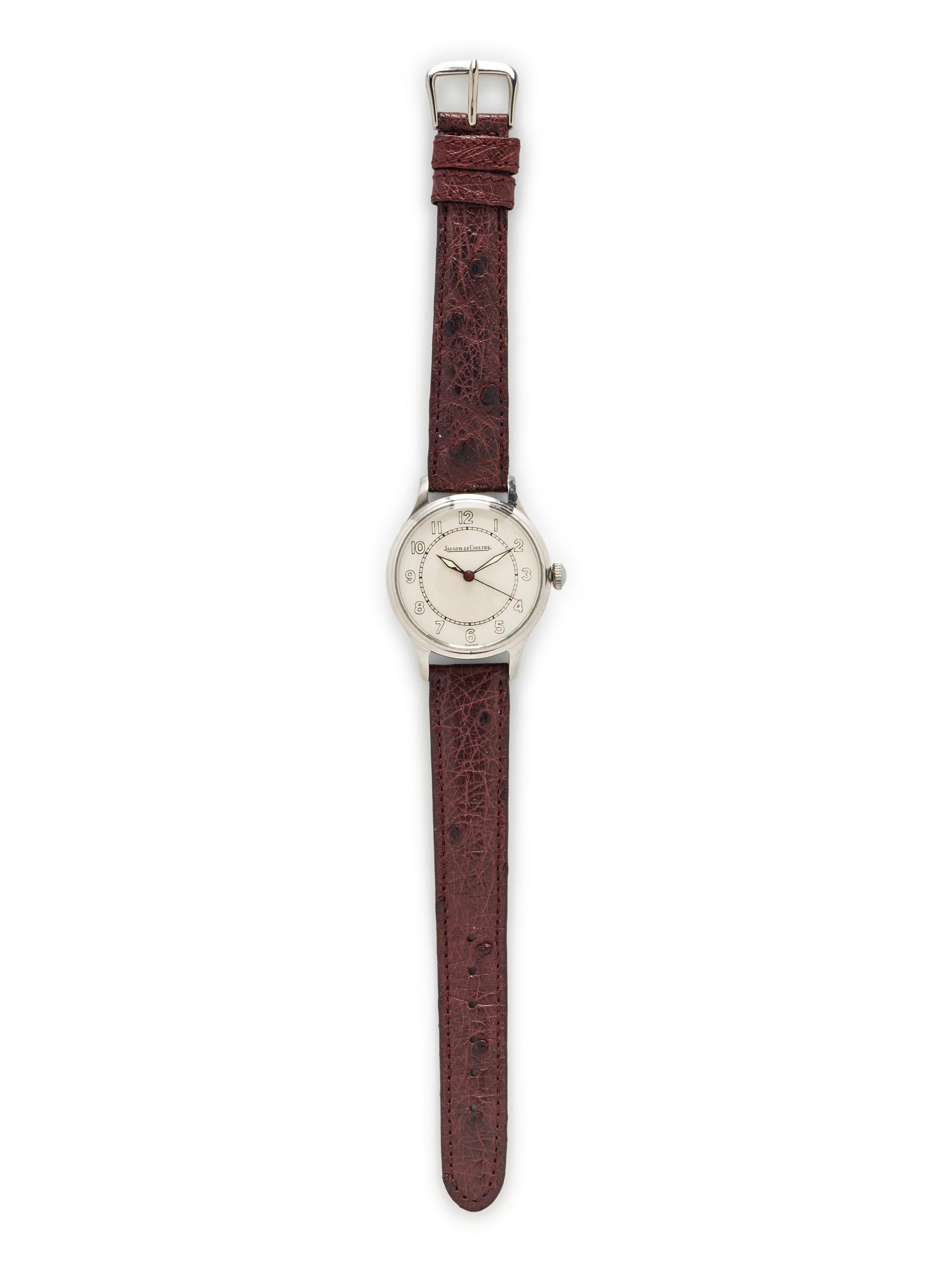 JAEGER-LECOULTRE, STAINLESS STEEL WATCH