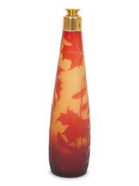 A D'Argental Cameo Glass Scent Bottle