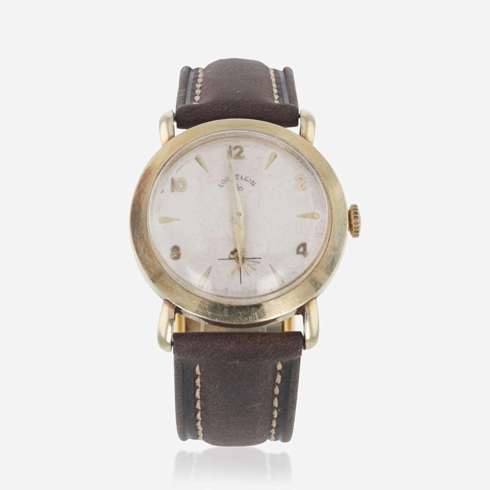 14K Yellow Gold Lord Elgin Wristwatch
