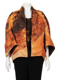 Ralph Rucci Two-Piece Silk Screen-Printed Top Ensemble, Spring 2009