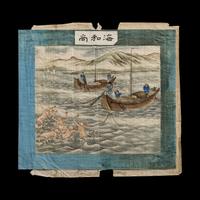 Four Chinese Ink and Color on Paper Depicting Modern Chinese Culture, Late 19th-Early 20th Century — 晚清-民國 紙本彩繪中國故事圖四種