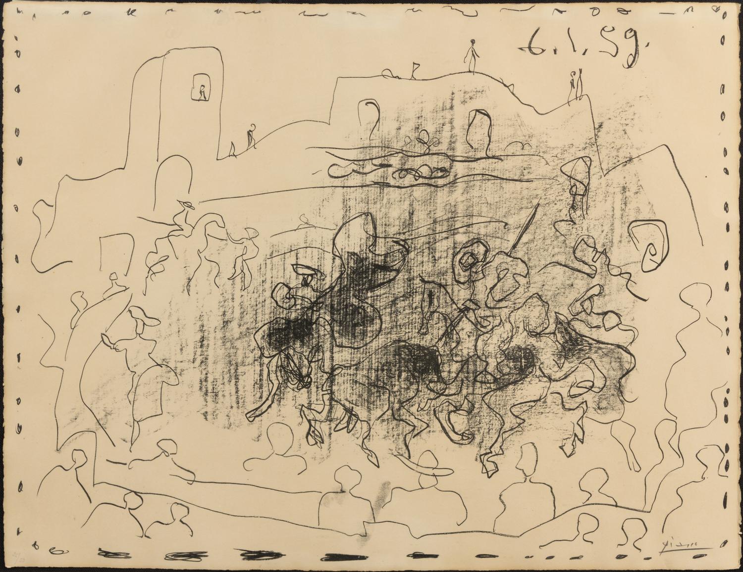 Pablo Picasso, (Spanish, 1881-1973), La Pique, 1959