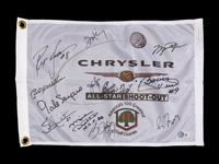 A 2004 Chrysler All-Star Golf Shootout Signed Autograph Golf Flag Including Michael Jordan (Beckett Authentication Services Letter)