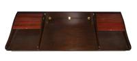 An Edward Wormley for Dunbar Mahogany Writing Desk Height 45 x width 84 3/4 x depth 28 inches.