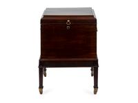A George II Mahogany Cellerette