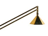 A Pair of Contemporary Brass Counter-Balance Reading Lamps