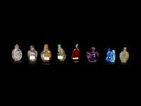 Eight Chinese Snuff Bottles