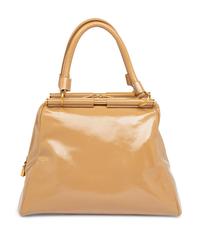 Yves Saint Laurent Rive Gauche, Tan Patent Majorelle Bag