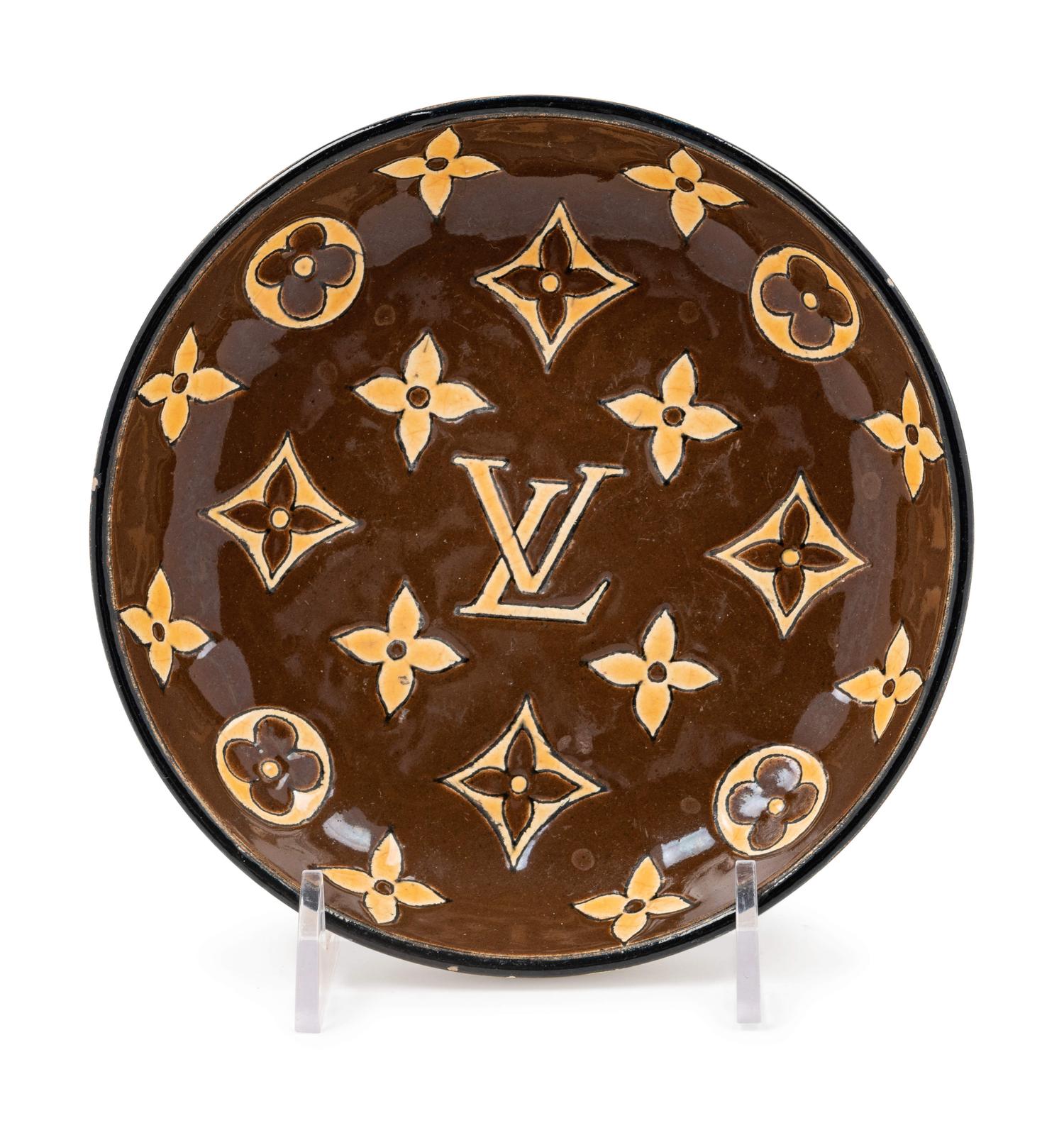 A Longwy for Louis Vuitton Ceramic Dish — MID 20TH CENTURY