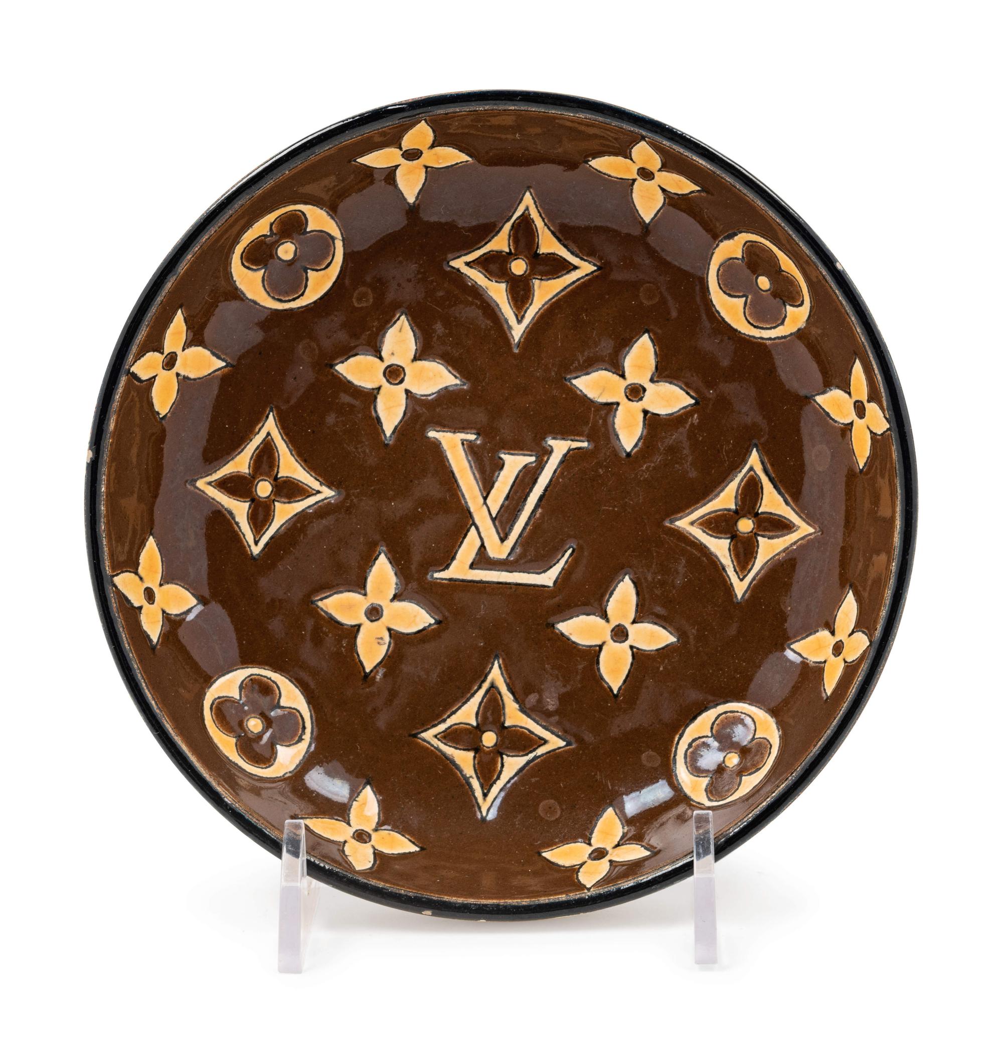 A Longwy for Louis Vuitton Ceramic Dish — MID 20TH CENTURY