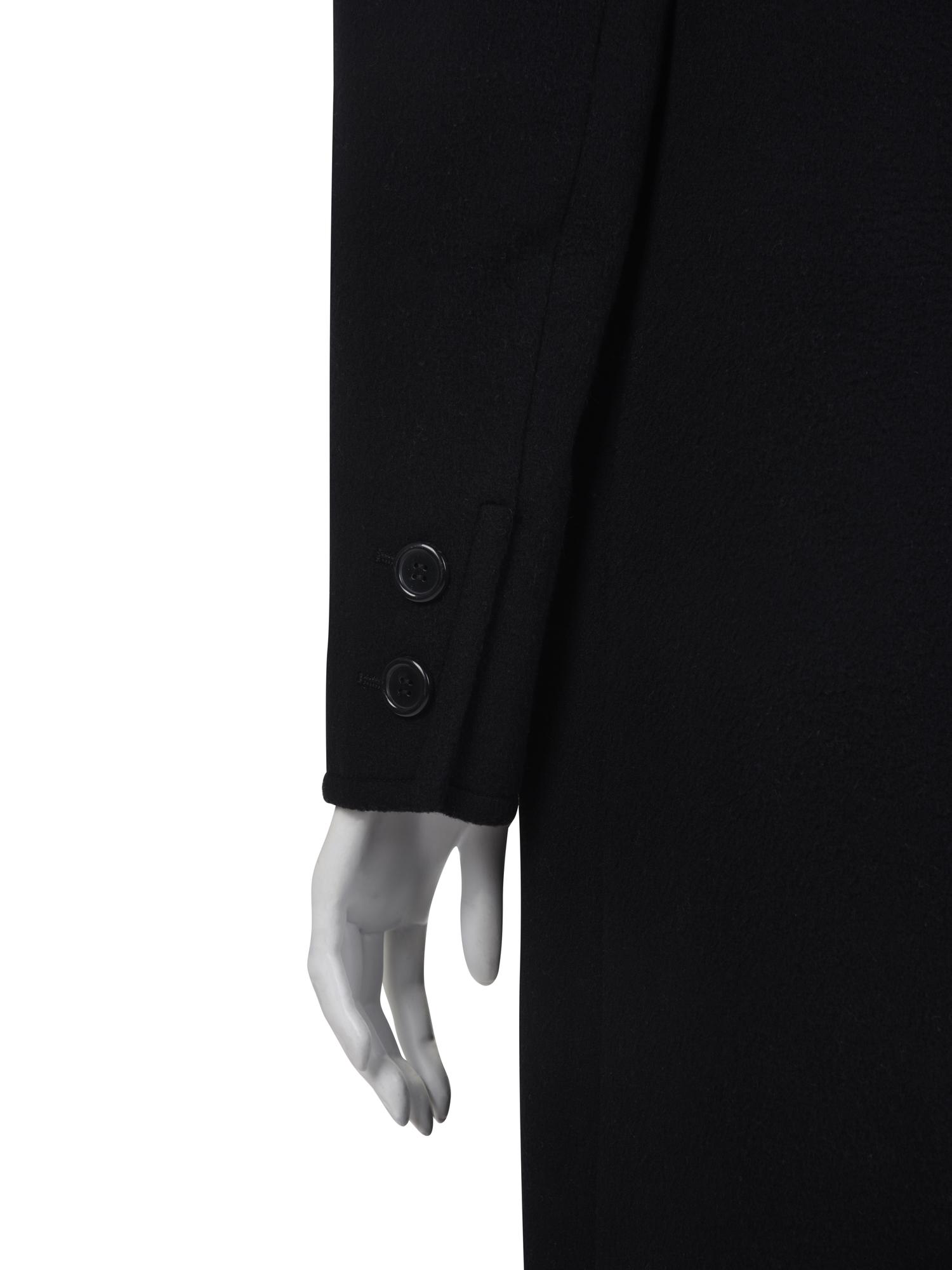 Two Outer Coats, One Unlabeled and One Yves Saint Laurent Wool Coat, 1980s