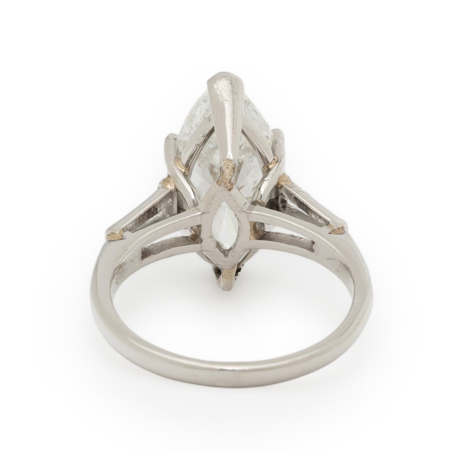 Laser-Drilled Diamond and Platinum Ring