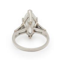 Laser-Drilled Diamond and Platinum Ring