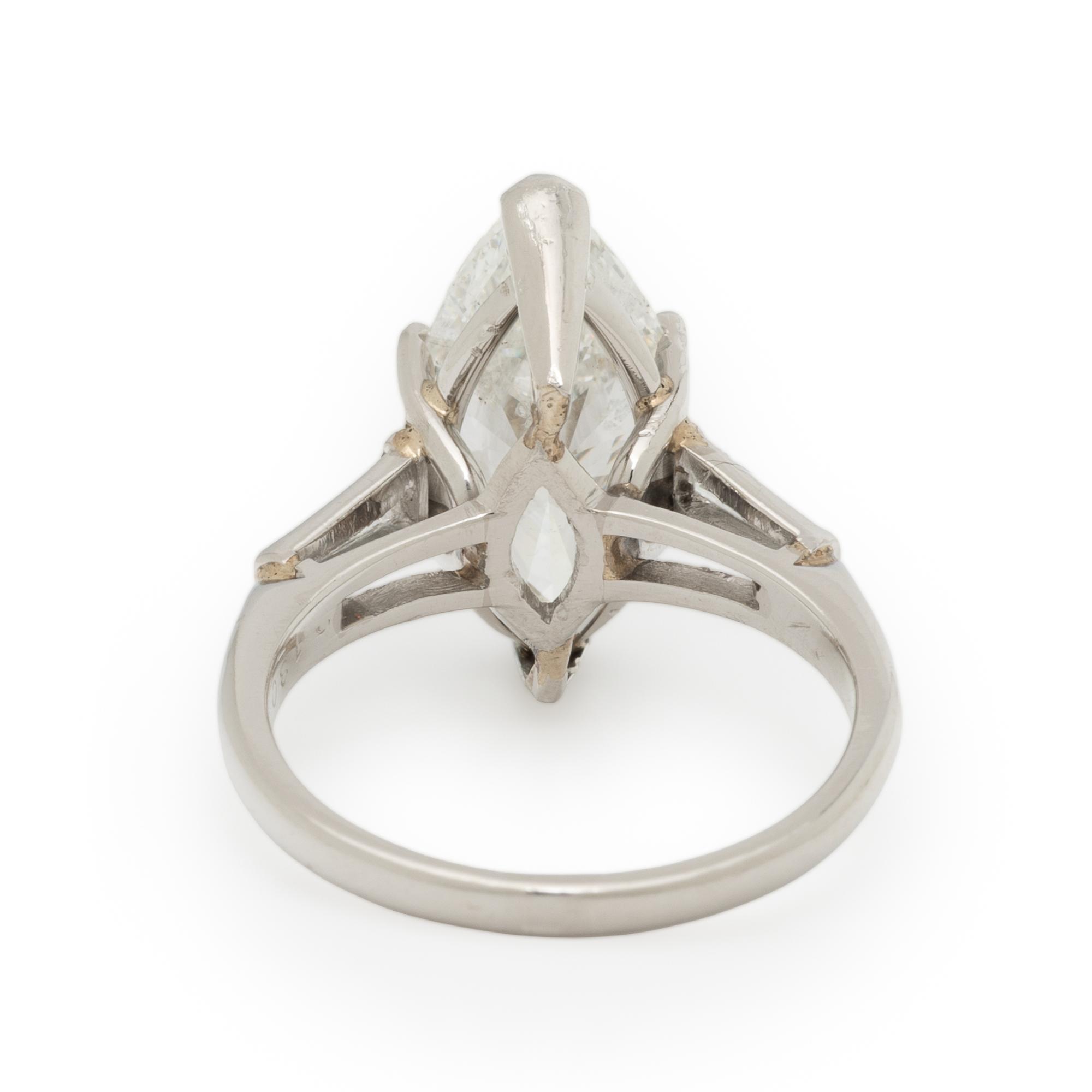 Laser-Drilled Diamond and Platinum Ring
