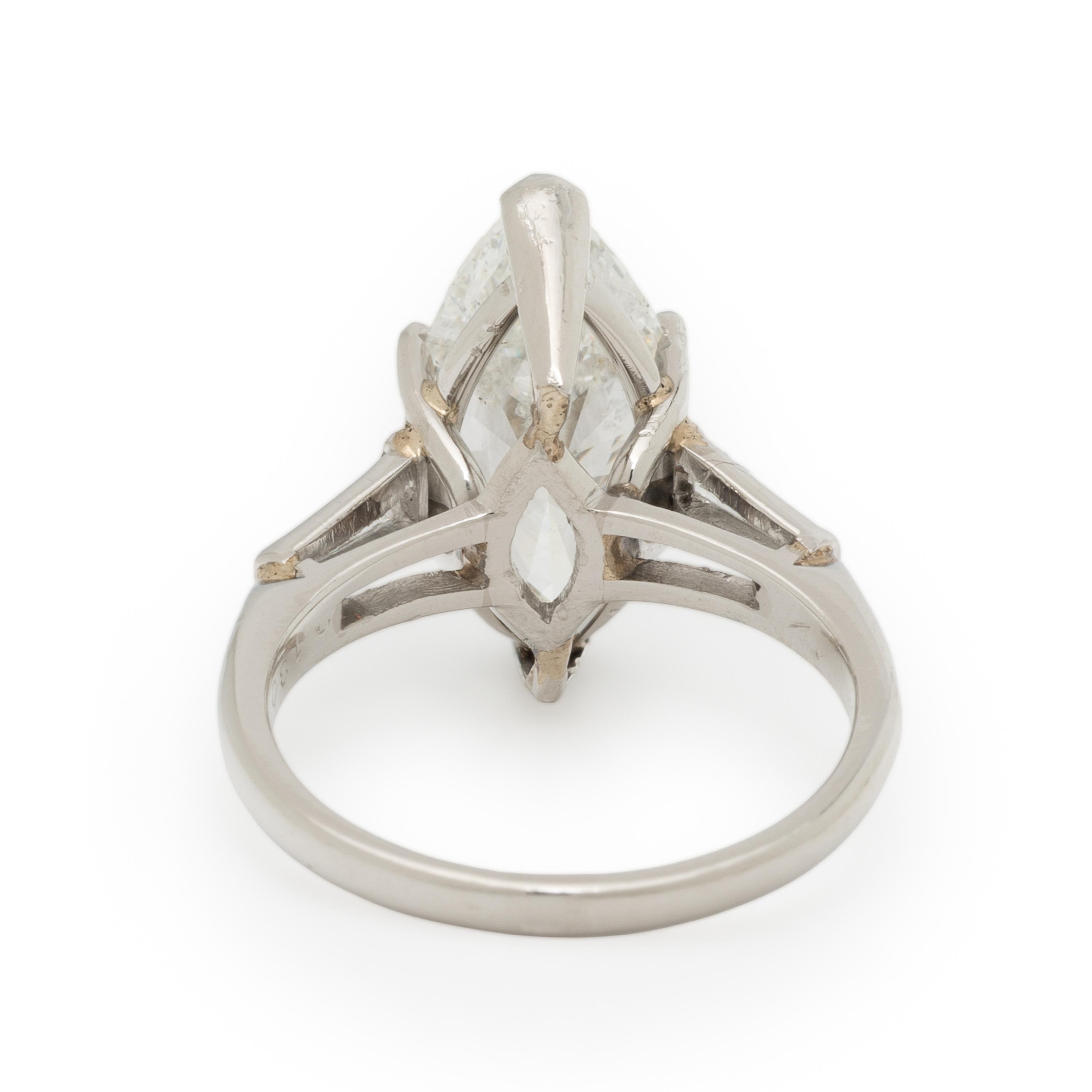 Laser-Drilled Diamond and Platinum Ring