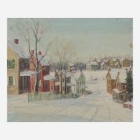 Walter Emerson Baum (American, 1884–1956) North Main and Green Streets., Sellersville, PA