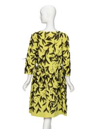 Oscar de la Renta, Embellished Chartreuse Coatdress, 2011
