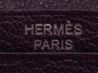 HERMÈS OSTRICH BEARN COMPACT WALLET
