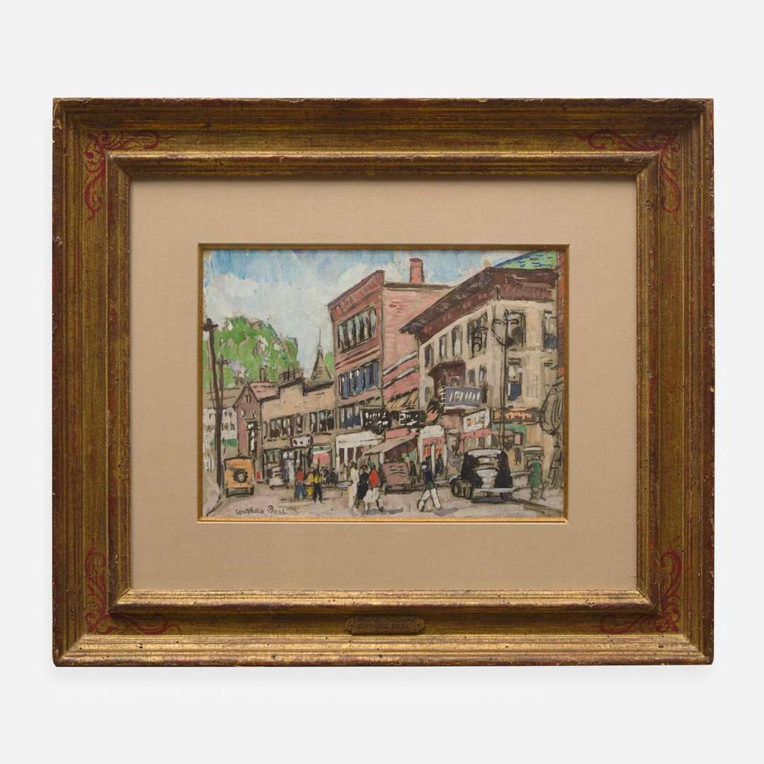 Gifford Beal (American, 1879-1956) Main Street, Gloucester