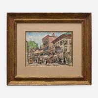 Gifford Beal (American, 1879-1956) Main Street, Gloucester
