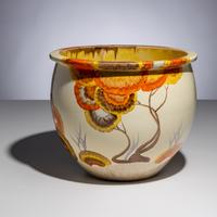 Clarice Cliff (English, 1899–1972) — Rhodanthe pattern Jardinière, c 1934
