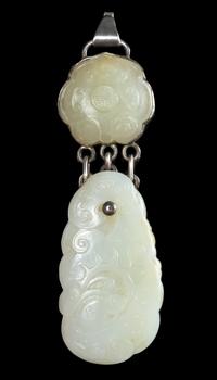 Two Carved Jade Pendants