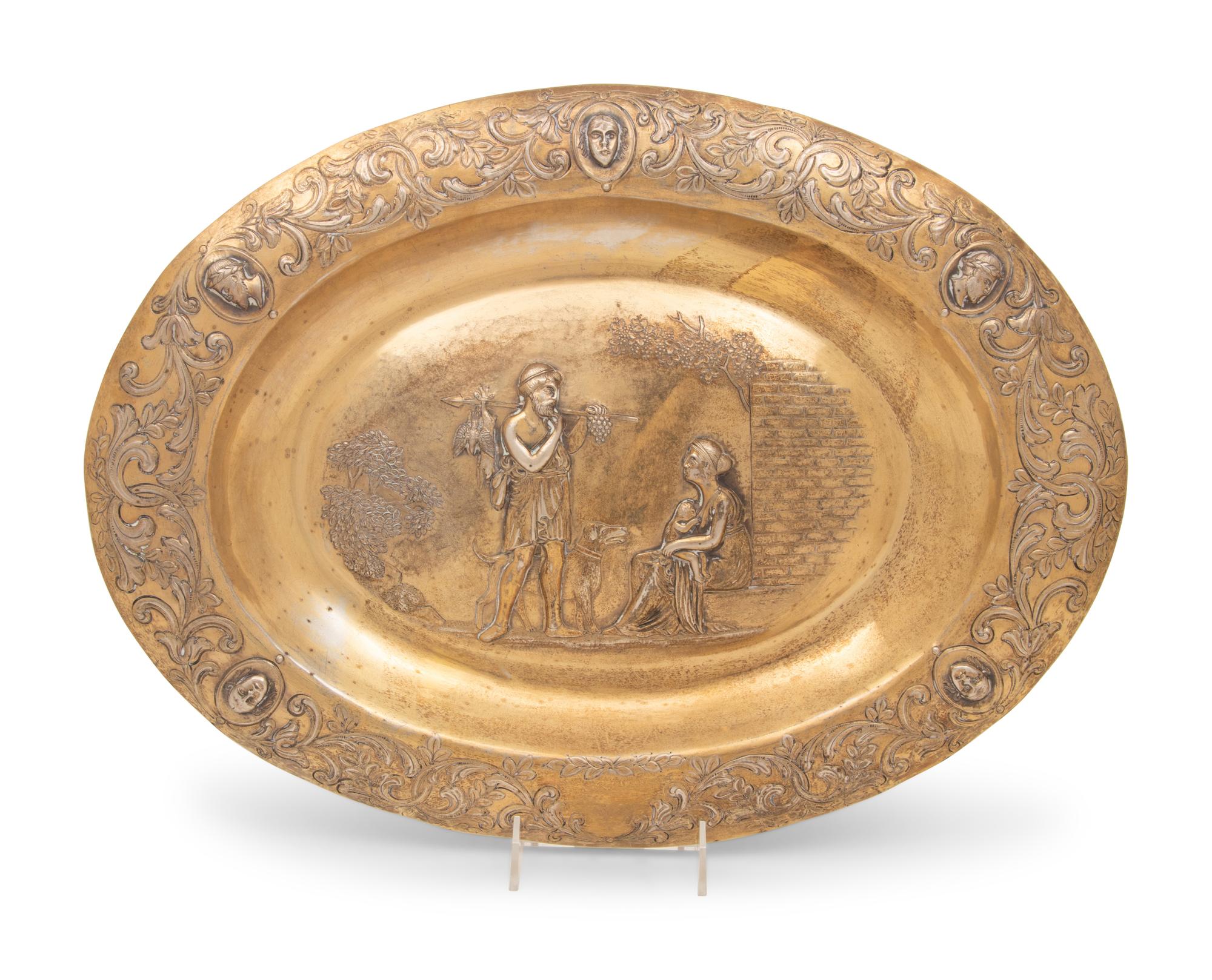 A George III Silver-Gilt Sideboard Dish