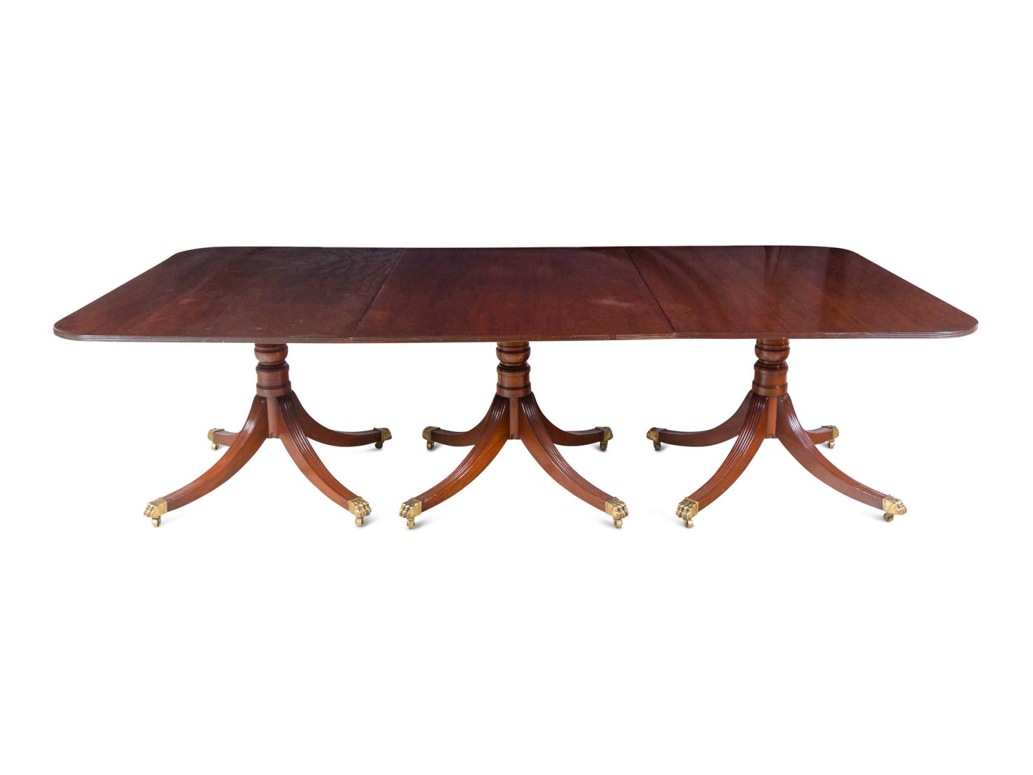 A George III Style Mahogany Extension Dining Table