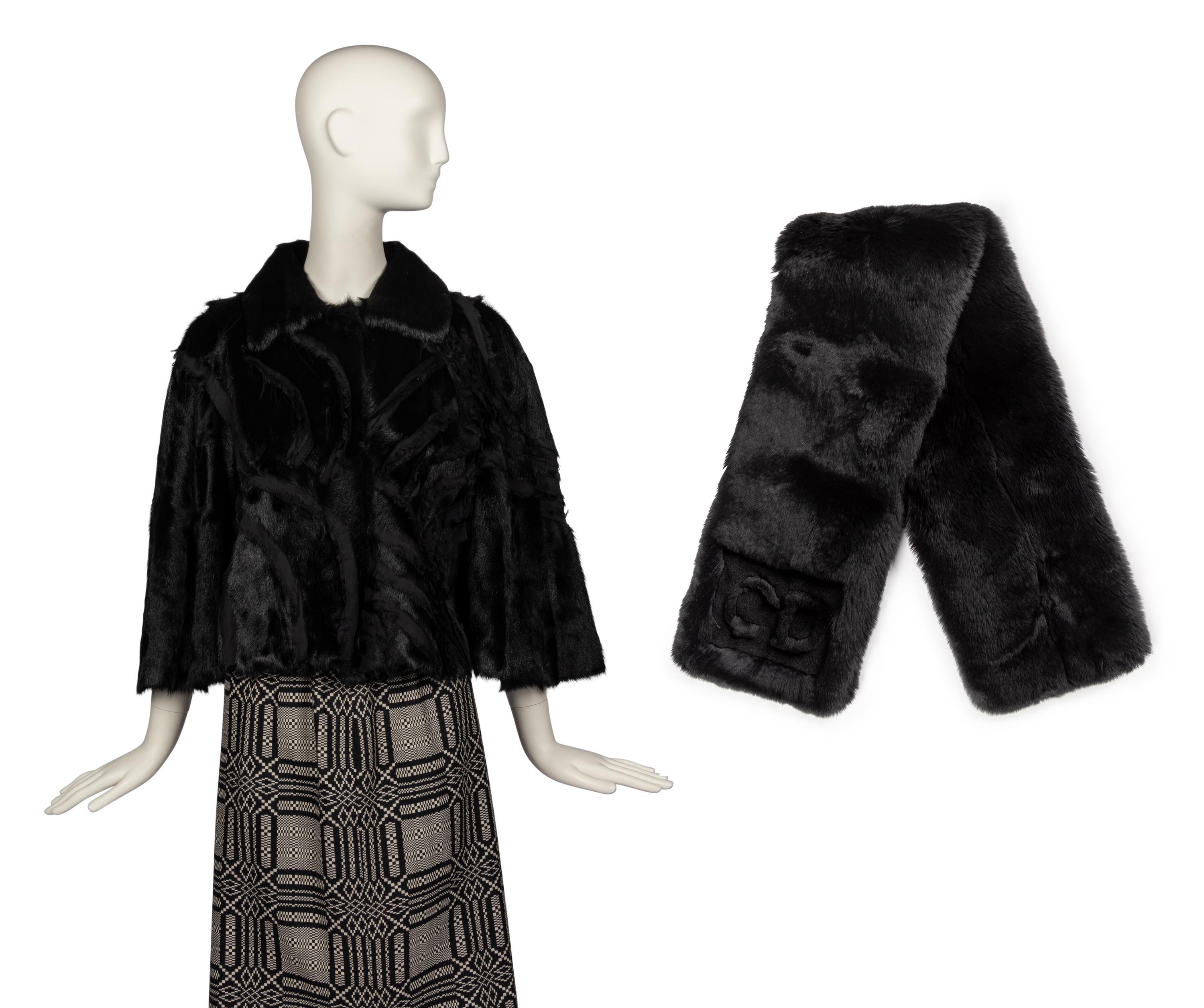 Alberta Ferretti Jacket and Christian Dior Scarf