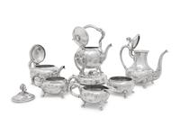 An American Silver Six-Piece Tea and Coffee Service