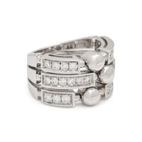 BULGARI, WHITE GOLD AND DIAMOND 'FIREWORKS' RING