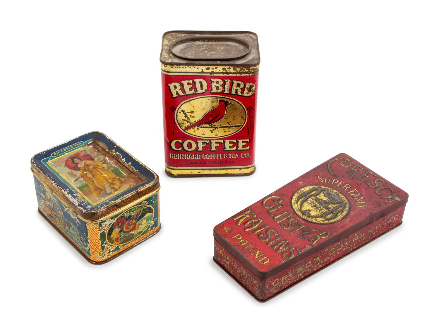 A Group of Tins