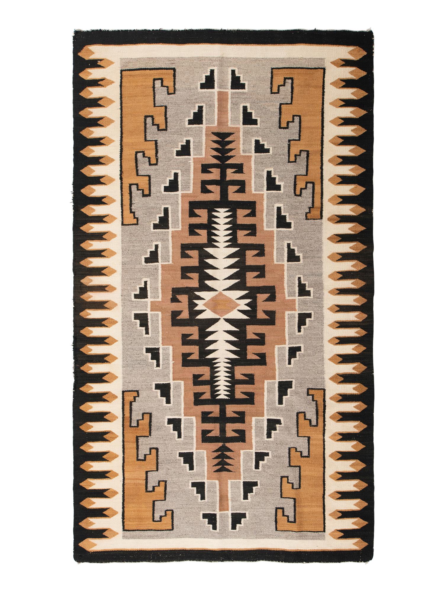Navajo Two Grey Hills Weaving / Rug