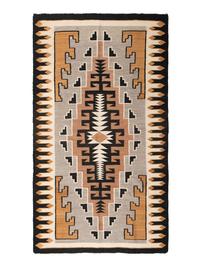 Navajo Two Grey Hills Weaving / Rug