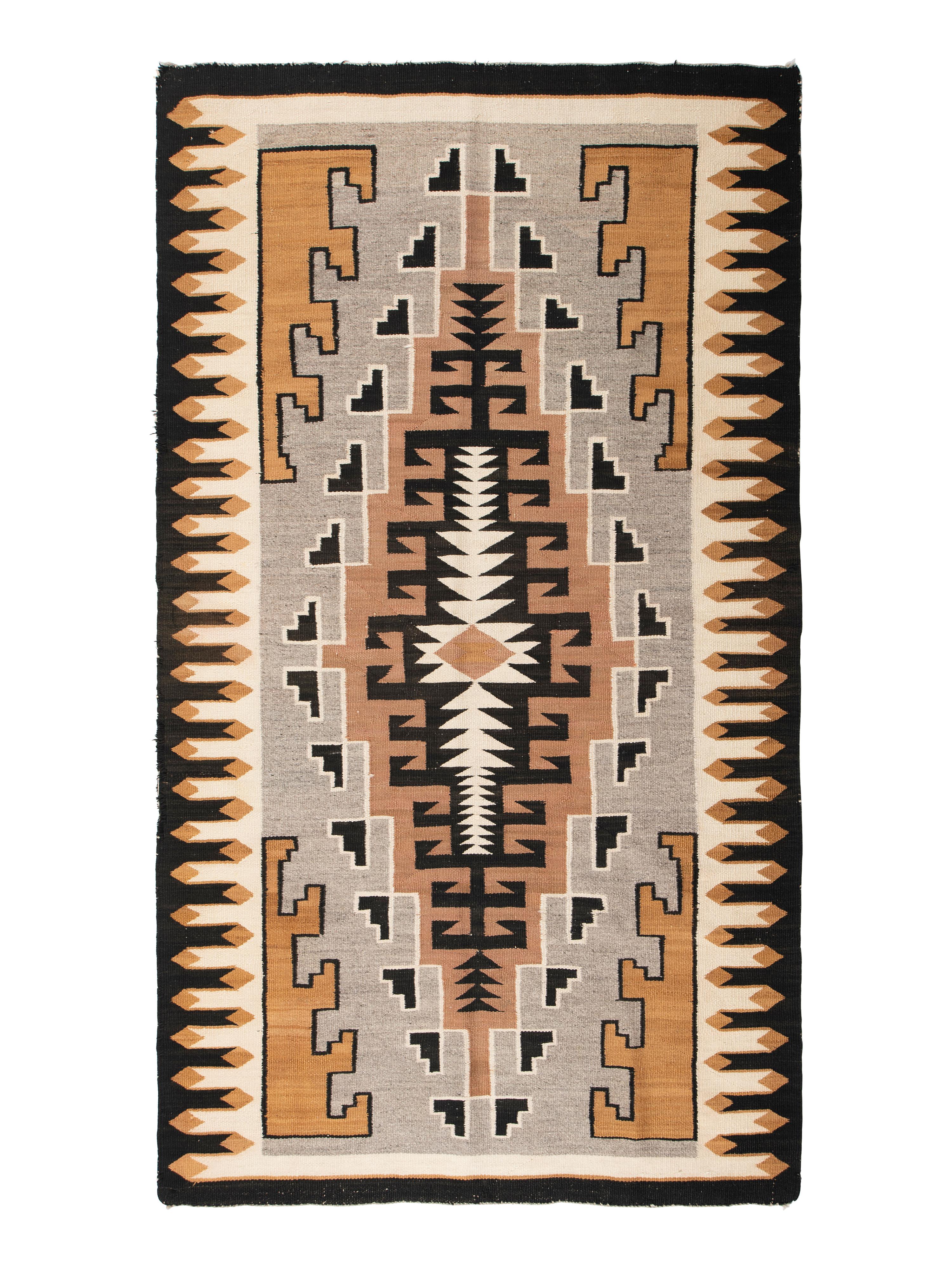 Navajo Two Grey Hills Weaving / Rug