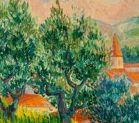 Untitled (Village Scene)
