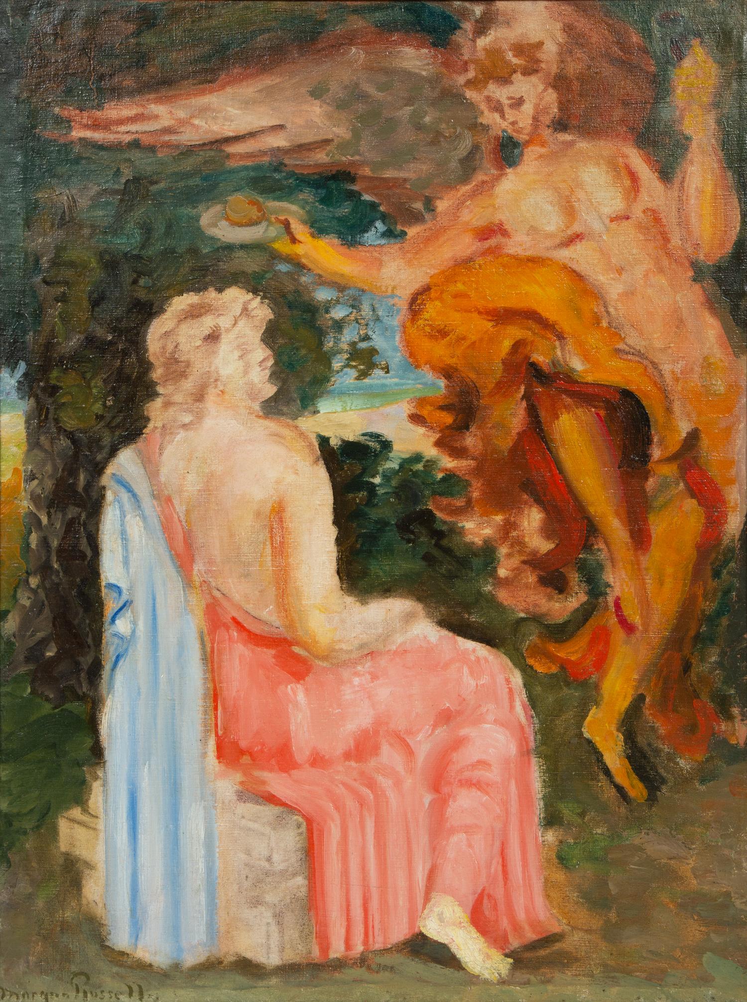 Jesus au desert secouru par l'ange ( or The Visitation)